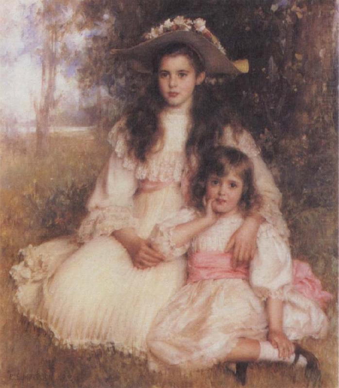 Robert Morrison The Browning Children china oil painting image